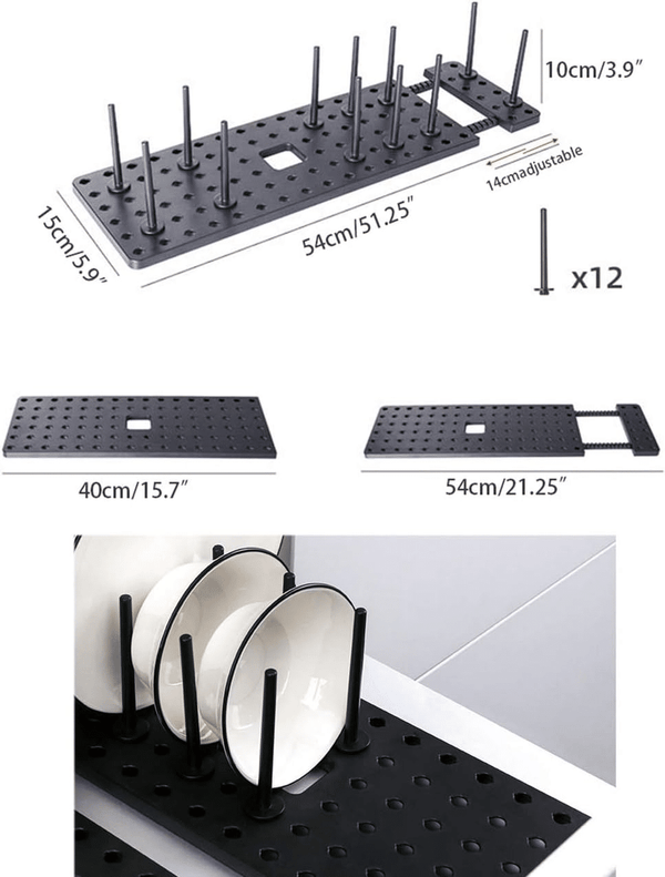 Perfect Dealz Space Saving Drain Rack Organizer