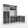 Modular Corner Kitchen Cabinet Storage Unit