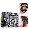 Bamboo Charcoal Tearing Black Mask packaging and application showing effects on skin, promoting deep cleansing and rejuvenation.