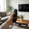 Universal Smart TV Remote Control with Hotkey Shortcuts