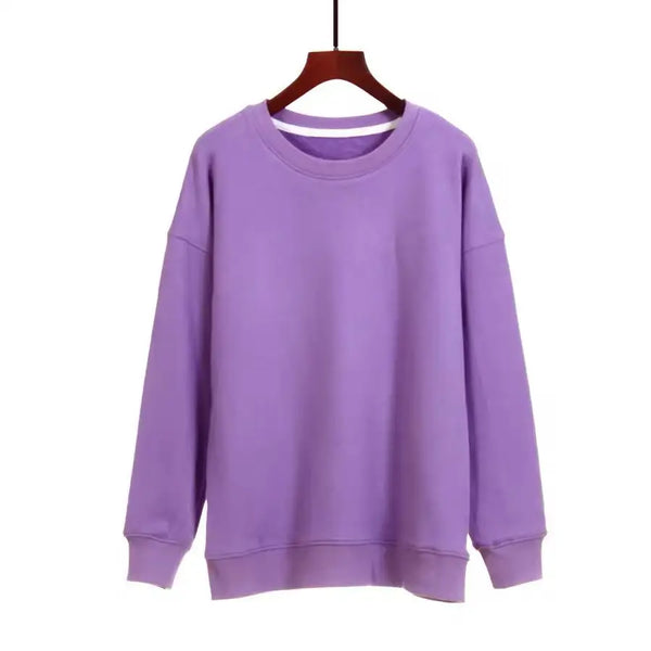 Custom Printing Men Tie Dye Sweatshirt in light purple hanging on display.
