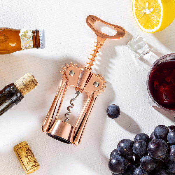 Multifunctional Winged Corkscrew and Bottle Opener