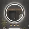 Round Anti-Fog Dimmable LED Bathroom Mirror
