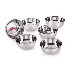 Polished Stainless Steel Travel Bowl