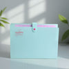 A4 Expanding Document File with 12 Pockets and Snap Closure