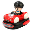 2.4G RC Ejection Bumper Car Twin Pack with a cartoon character in a red racing car.