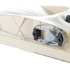 Foldable Electric Vegetable & Meat Slicer electrical cord storage compartment for easy organization.