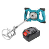 Professional Brushless Electric Mixer with durable mixing attachment and rechargeable battery.