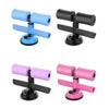 Adjustable Abdominal Core Trainer - Home Fitness Sit-Up Tool in four colors: blue, black, pink, and purple.