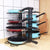 Perfect Dealz Adjustable Metal Pot and Lid Organizer 8-Tier Kitchen Rack