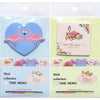 Assorted Colour Paper Sticky Note Set featuring flamingo designs and vibrant colors for organizing notes.