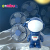 Perfect Dealz Astronaut-Themed Desk Night Light & Mini Foldable Fan Set