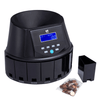 Automatic Coin Counter Sorter And Batch Counting Machine with digital display and coin sorting compartments.