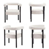 Perfect Dealz Beige Barrel Dining Chair