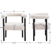 Perfect Dealz Beige Barrel Dining Chair