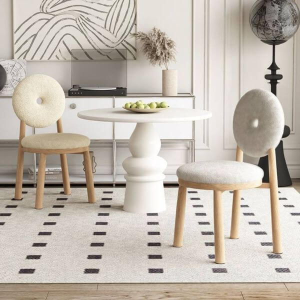 Perfect Dealz Bouclé Donut Chair