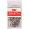 Perfect Dealz Durable Silver Paper Clips – 33mm Size in Clear Storage Box