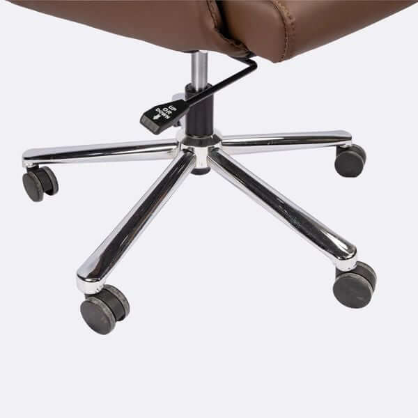Perfect Dealz Brown Faux Leather Ergonomic Chair