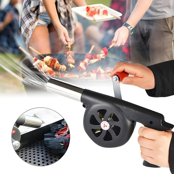 Hand Crank BBQ Fire Blower