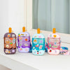Cartoon-Themed Water Bottle Set with Fun Stickers