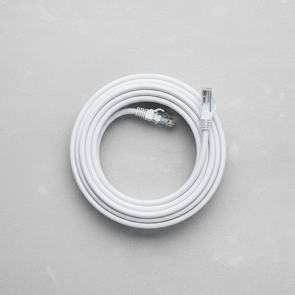 Cat-6E 10m High Speed 1000Mbps Ethernet Lan Cable on a light background.