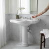 Classic Pedestal Bathroom Basin