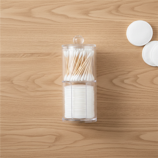 Clear Cosmetic & Toothpick Organizer