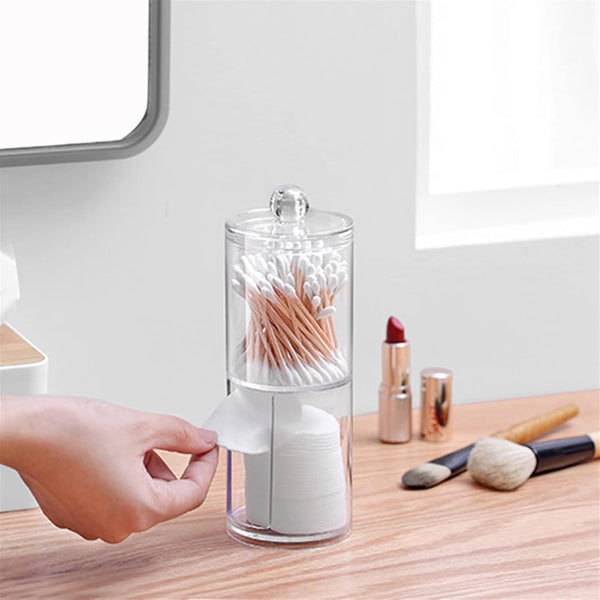 Clear Cosmetic & Toothpick Organizer