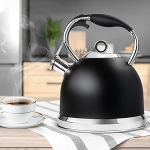 Perfect Dealz Colour-Coated Stainless Steel Whistling Kettle