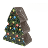 Compact Cat Scratcher Pad styled as a Christmas tree, featuring festive colors and designs for holiday entertainment.