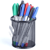 Perfect Dealz Compact Round Pen Holder – Black Desk Organizer