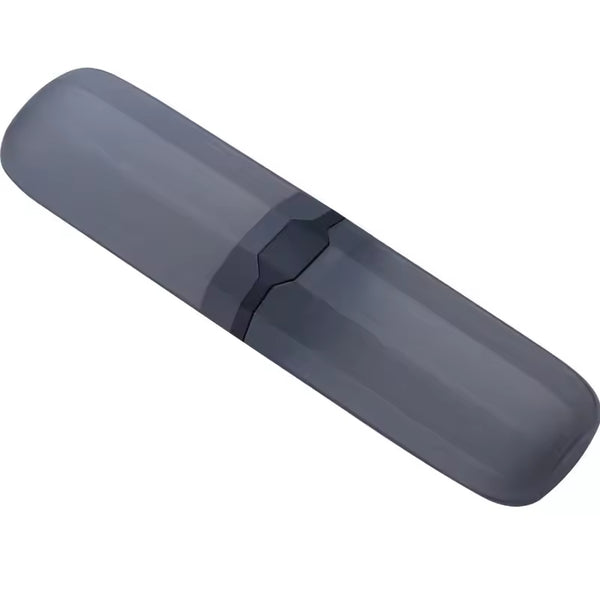 Compact Travel Toothbrush & Utensil Storage Case for hygienic and organized travel essentials.