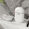 Compact Waterproof Travel Soap Case with Carry Handle on a bathroom countertop.