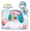 Educational Baby Musical Instrument Toy Set with Lights, featuring musical keys and interacting animals for sensory play.