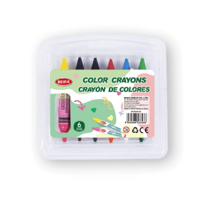 Perfect Dealz 1.1 x 10cm Round Crayon Set 12 Vibrant Colours