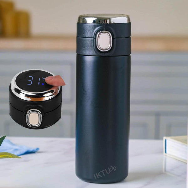 Perfect Dealz Double-Layer Stainless Steel Thermal Mug with Smart Temperature Display – 420 ml