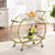 Perfect Dealz Double-Level Gold Bar Cart