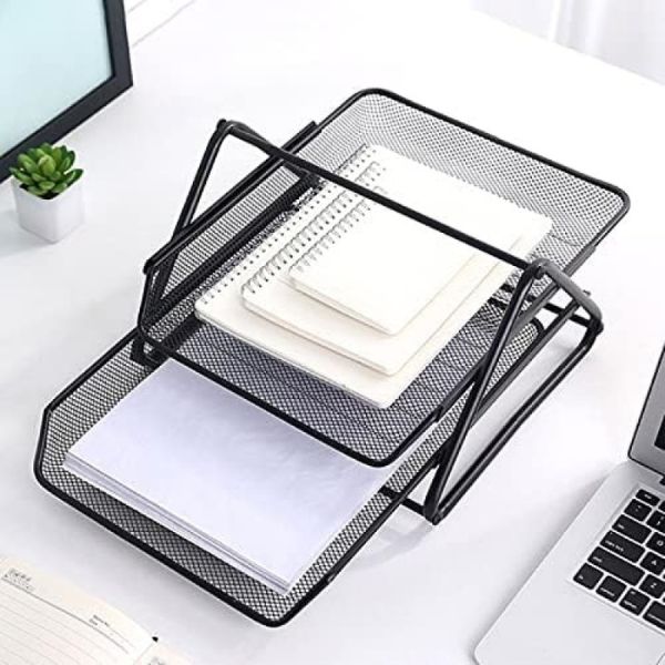 Double-Tier Desk Organiser Tray