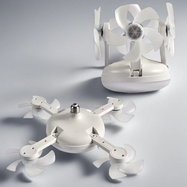 Drone-Style LED Ceiling Fan Light with Remote Control