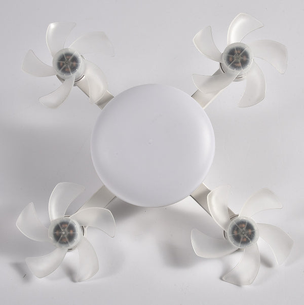Drone-Style LED Ceiling Fan Light with Remote Control