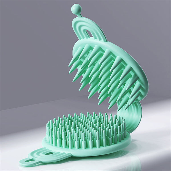 Dual-Action Pet Bath & Massage Brush