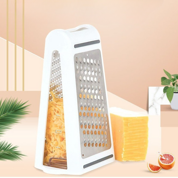 Perfect Dealz Dual-Sided Stainless Steel Cheese Grater with Storage Container
