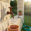 Durable PVC Outdoor Garden Cross-Handle Tap