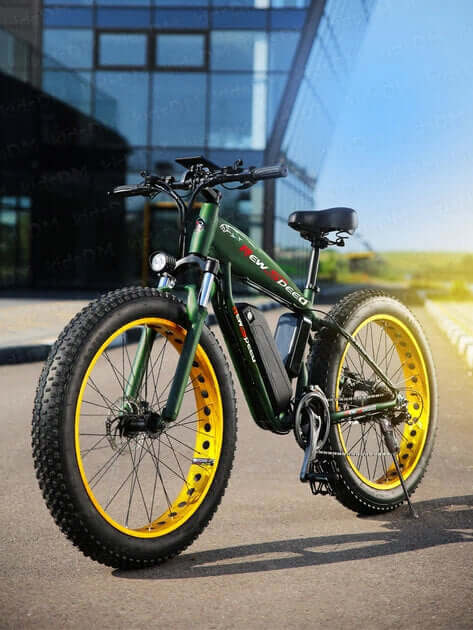 Perfect Dealz Electric Fat-Tire Mountain Ebike
