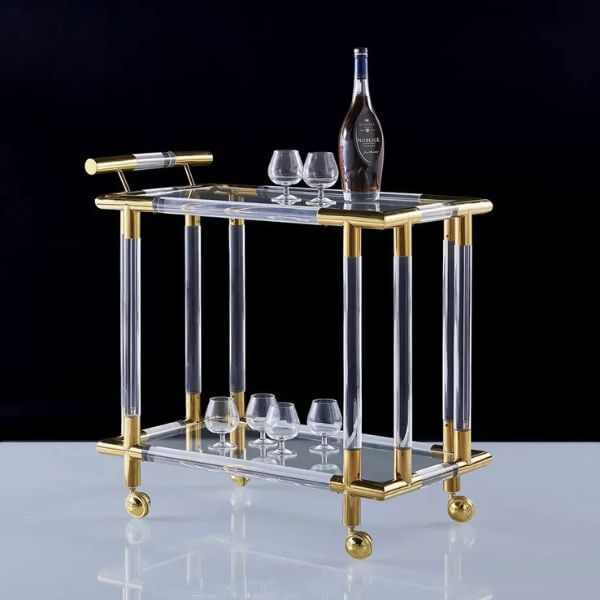 Perfect Dealz Elegant Accent Dining Cart