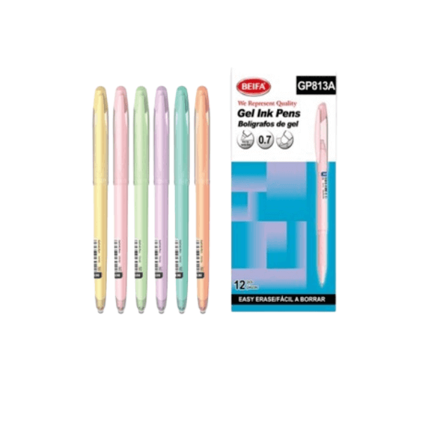 Perfect Dealz Erasable Gel Ink Pen Set – Smooth Writing in 6 Colours