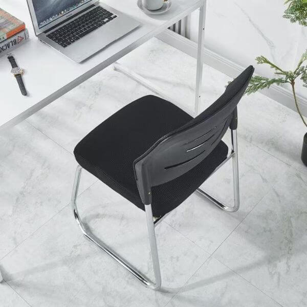 Perfect Dealz Ergonomic Stackable Office Visitor Chair with Steel Legs