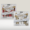 Festive Christmas Popper Crackers - 6 pcs Holiday Party Favourites in festive packaging with confetti.