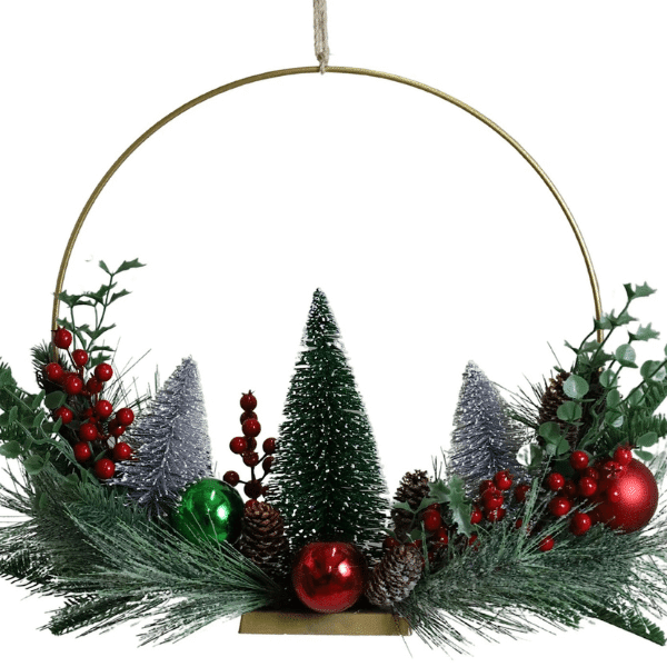 Festive Pine Table Centrepiece – 30cm