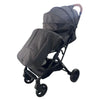 Foldable Multifunctional Baby Stroller in dark gray color, featuring a lightweight and durable design, perfect for outings.